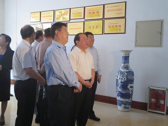 2014年9月15日德城区委书记刘长民来宅男在线视频网考察